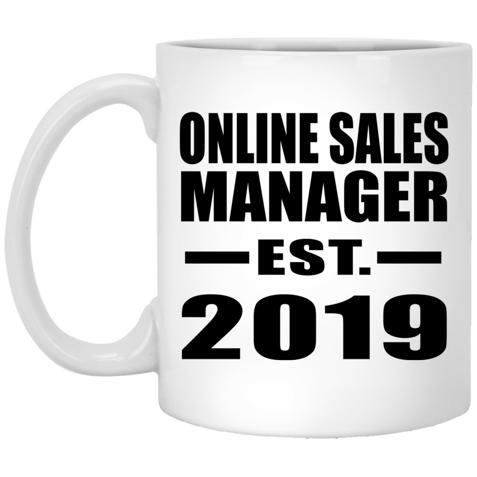 Online Sales Manager Established EST. 2019 - 11oz Coffee Mug