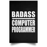 Badass Computer Programmer - Poster Portrait