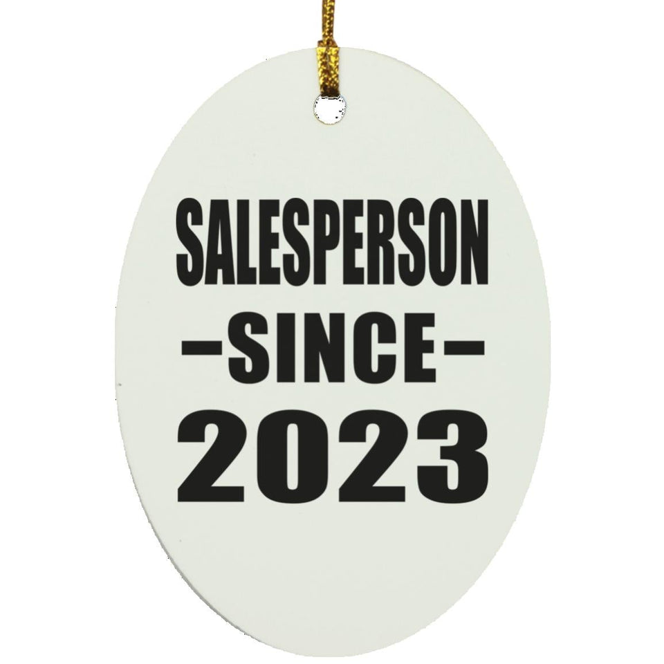 Salesperson Since 2023 - Oval Ornament