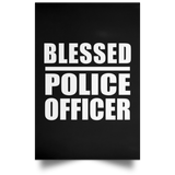 Blessed Police Officer - Poster Portrait