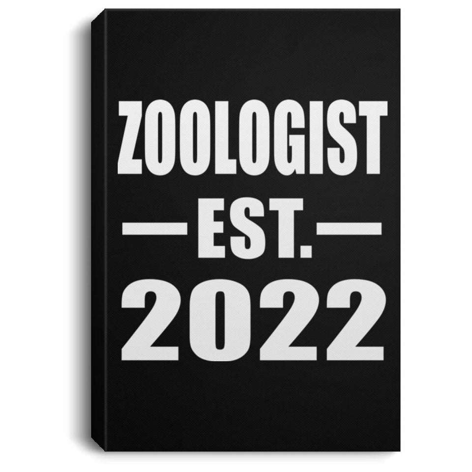 Zoologist Established EST. 2022 - Canvas Portrait