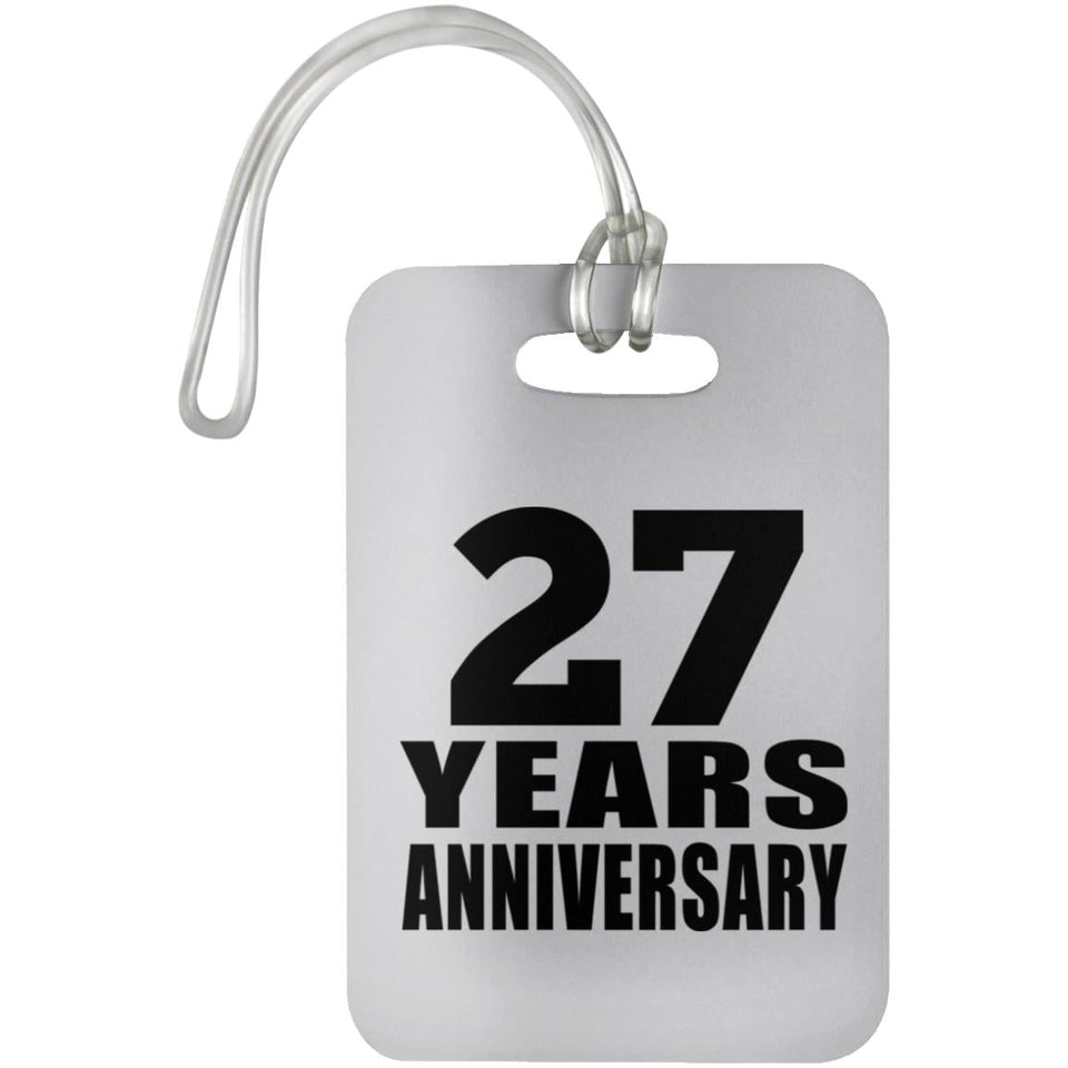 27th Anniversary 27 Years Anniversary - Luggage Bag Tag