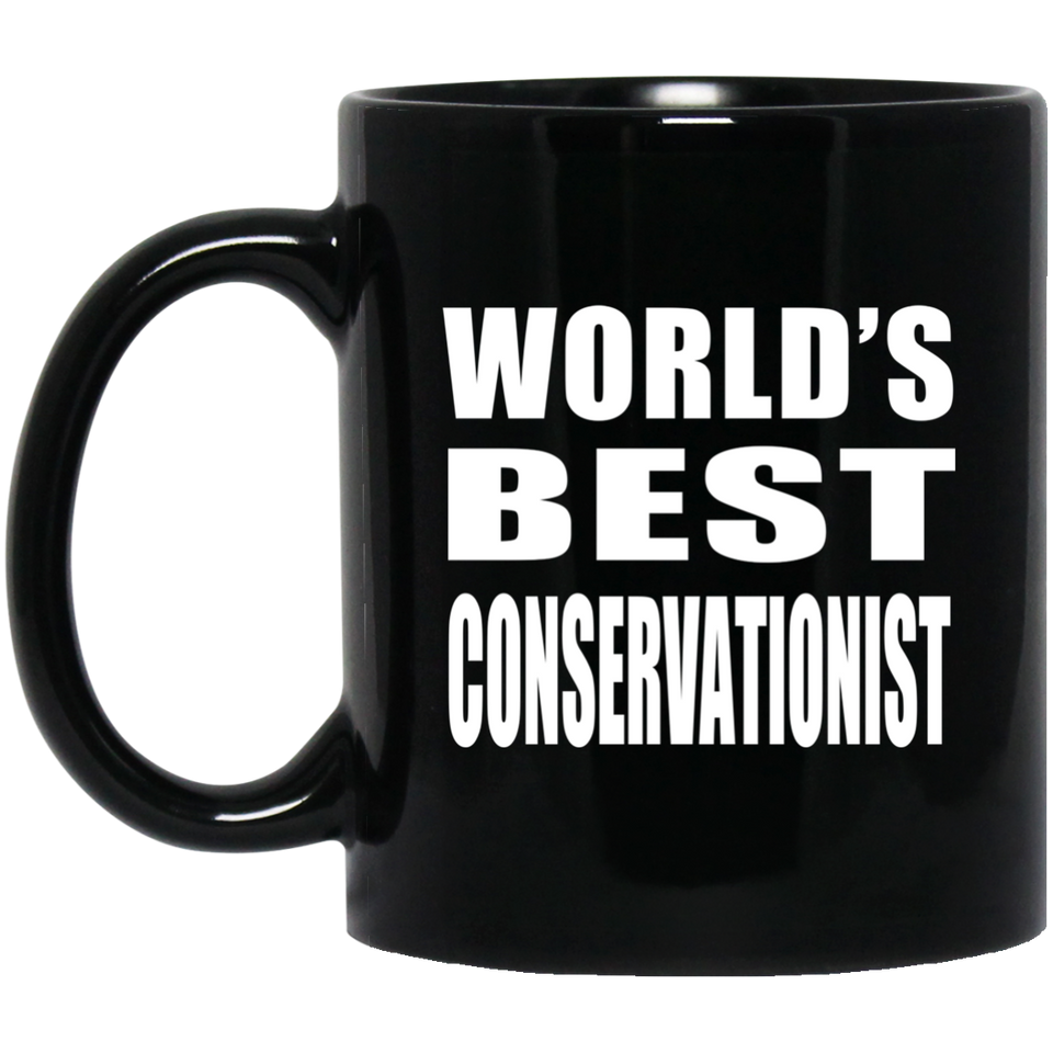 World's Best Conservationist - 11 Oz Coffee Mug Black