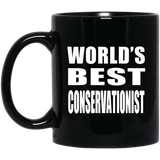 World's Best Conservationist - 11 Oz Coffee Mug Black