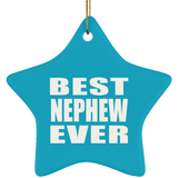 Best Nephew Ever - Star Ornament