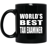 World's Best Tax Examiner - 11 Oz Coffee Mug Black