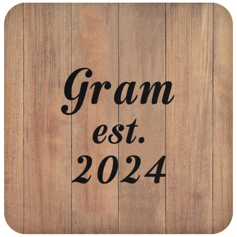 Gram Established EST. 2024 - Drink Coaster C