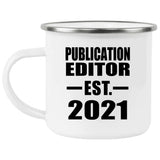 Publication Editor Established EST. 2021 - 12oz Camping Mug