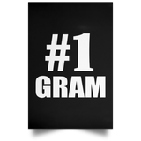 Number One #1 Gram - Poster Portrait