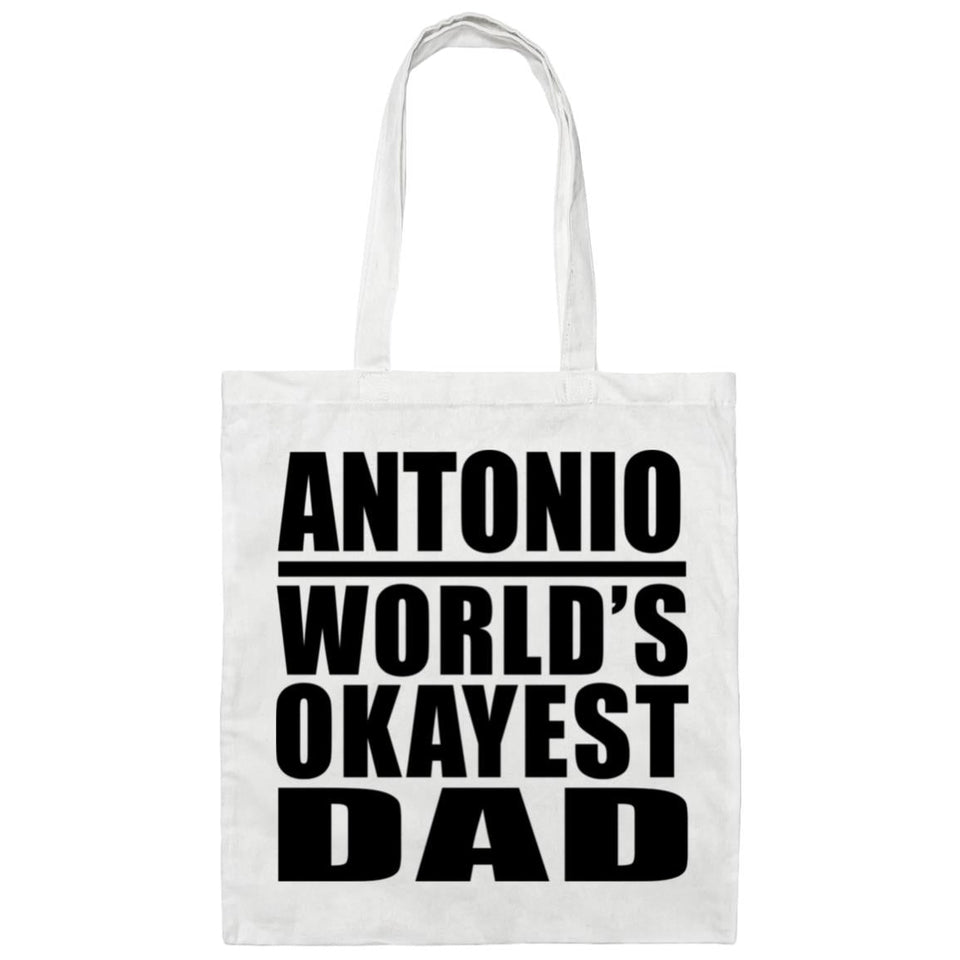 Antonio World's Okayest Dad - Tote Bag White