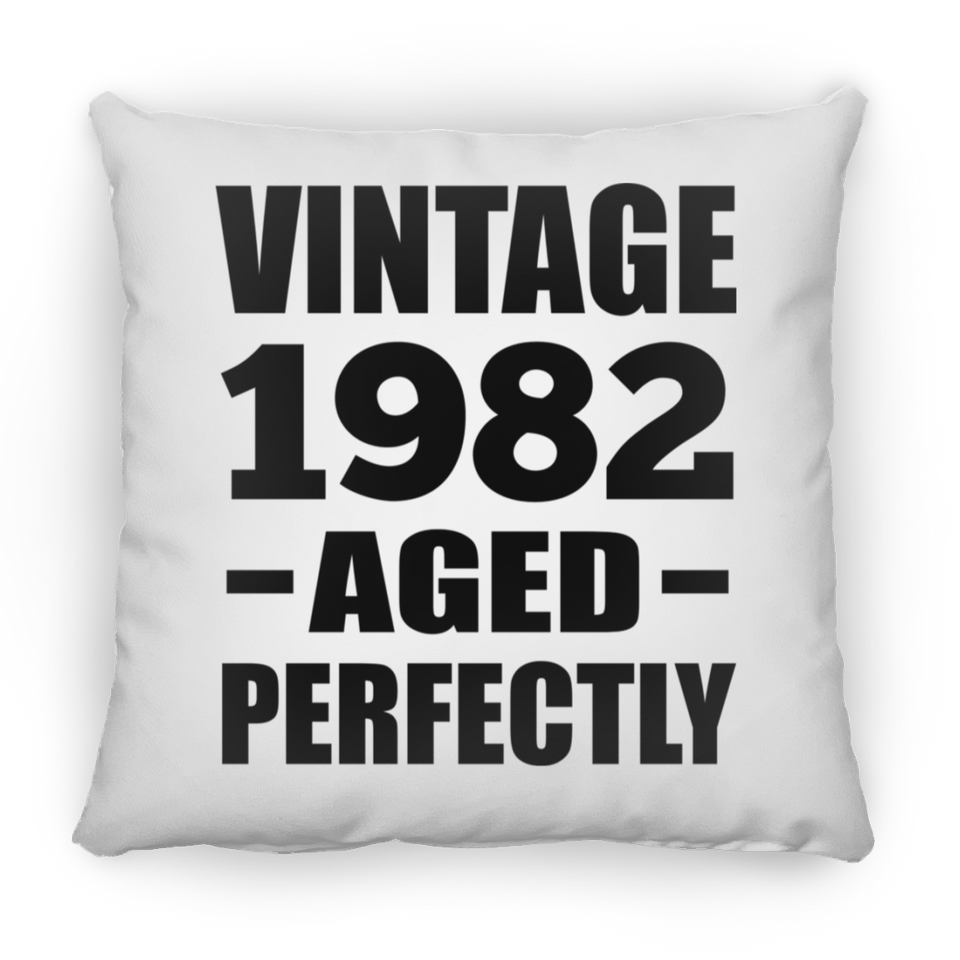 42nd Birthday Vintage 1982 Aged Perfectly - Throw Pillow