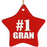 Number One #1 Gran - Star Ornament