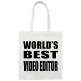 World's Best Video Editor - Tote Bag White