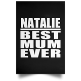 Natalie Best Mum Ever - Poster Portrait