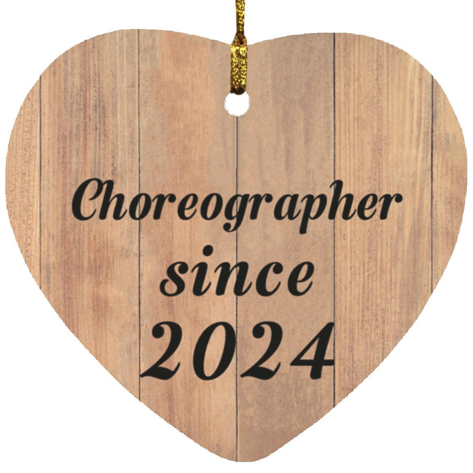 Choreographer Since 2024 - Heart Ornament C