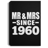 64th Anniversary Mr & Mrs Since 1960 - Canvas Portrait