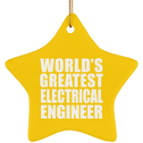 World's Greatest Electrical Engineer - Star Ornament
