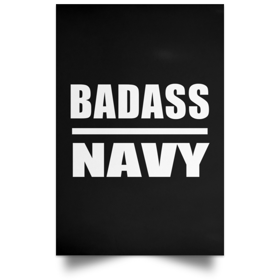 Badass Navy - Poster Portrait