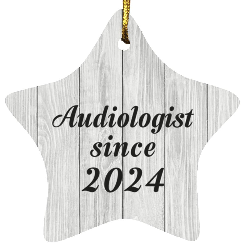 Audiologist Since 2024 - Star Ornament F