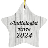 Audiologist Since 2024 - Star Ornament F