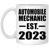 Automobile Mechanic Established EST. 2023 - 11oz Coffee Mug