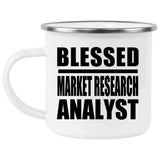 Blessed Market Research Analyst - 12oz Camping Mug