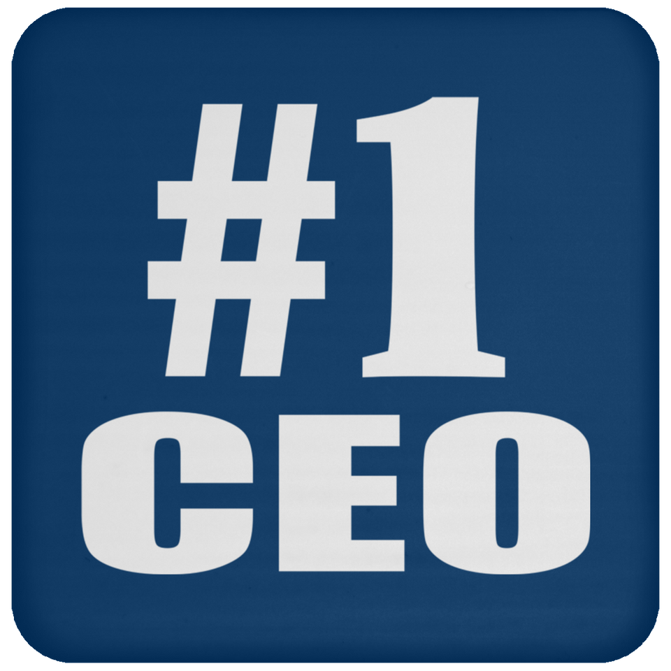 Number One #1 CEO - Drink Coaster