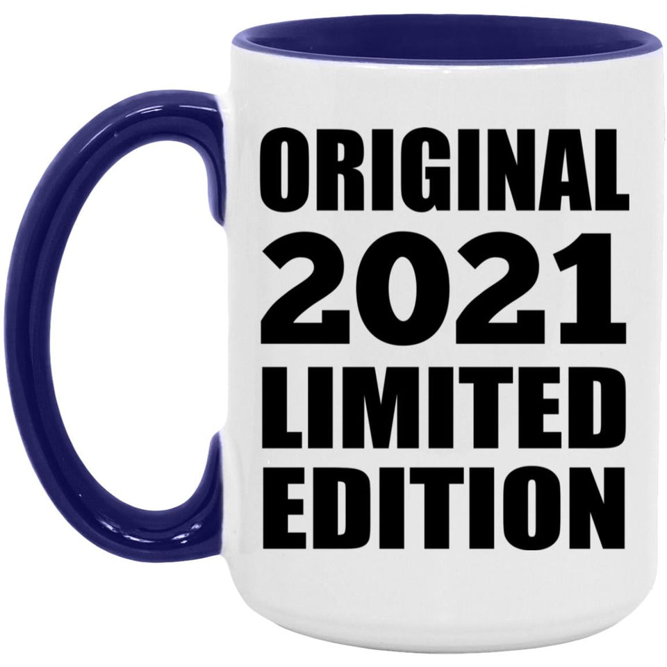 3rd Birthday Original 2021 Limited Edition - 15oz Accent Mug Purple