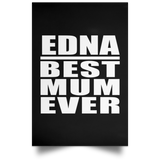 Edna Best Mum Ever - Poster Portrait