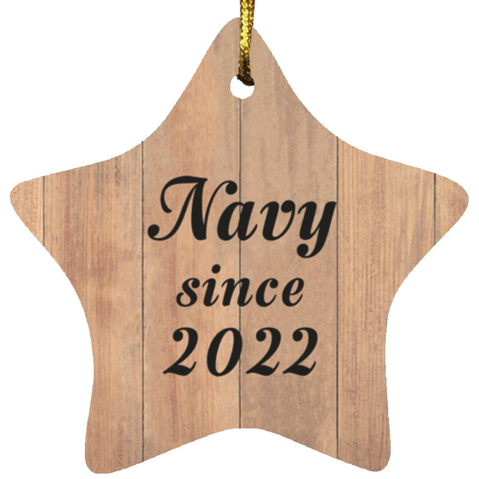 Navy Since 2022 - Star Ornament C
