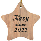 Navy Since 2022 - Star Ornament C