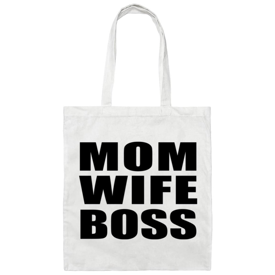 Mom Wife Boss - Tote Bag White
