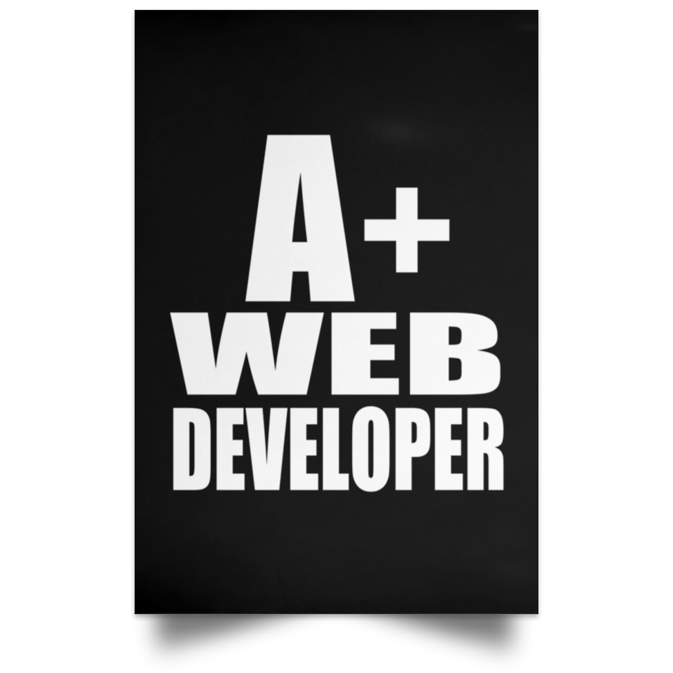 A+ Web Developer - Poster Portrait
