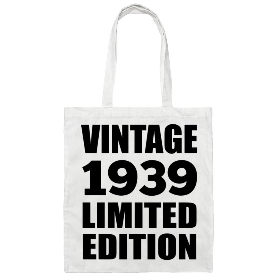 85th Birthday Vintage 1939 Limited Edition - Tote Bag White