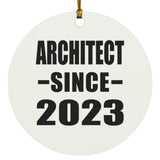 Architect Since 2023 - Circle Ornament