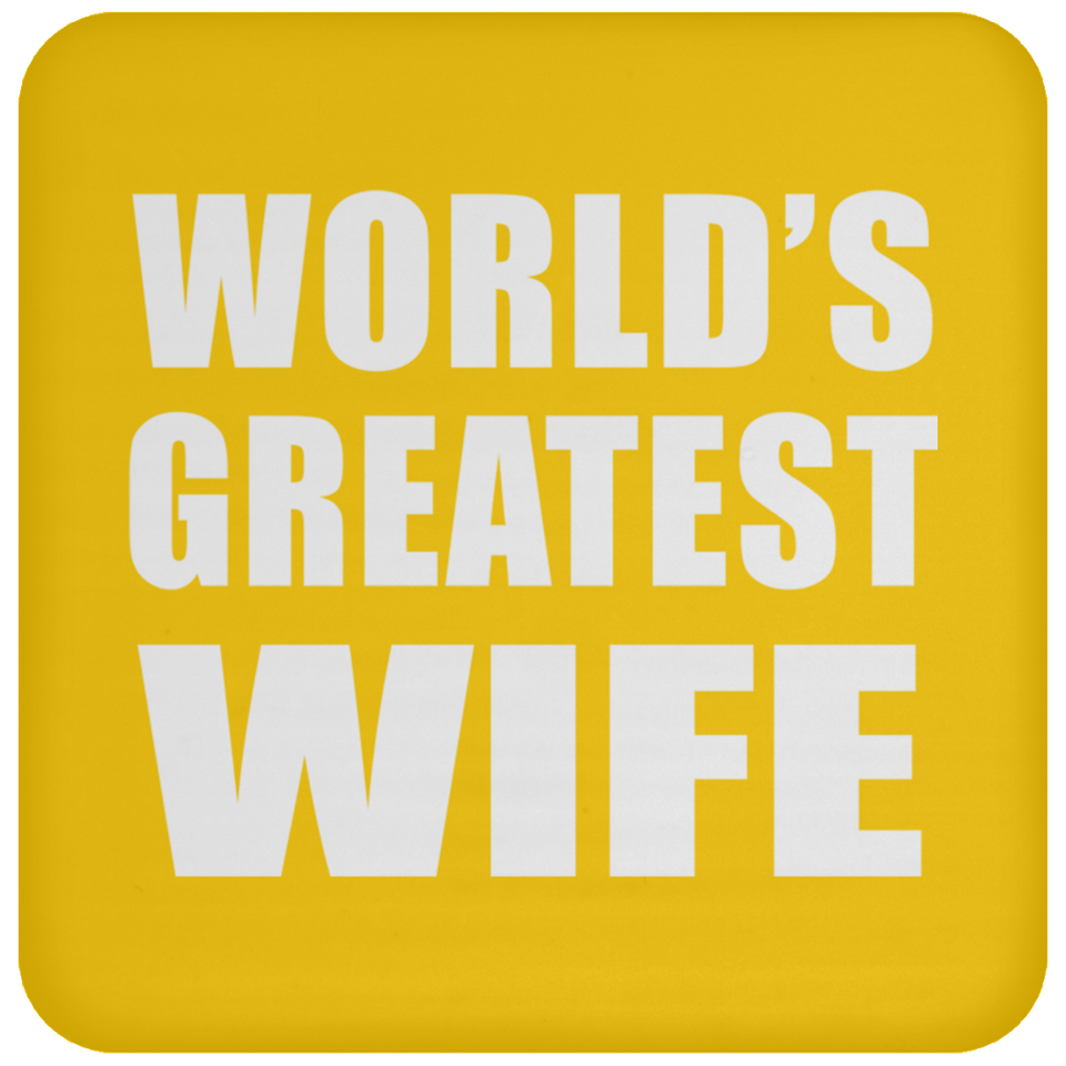 World's Greatest Wife - Drink Coaster