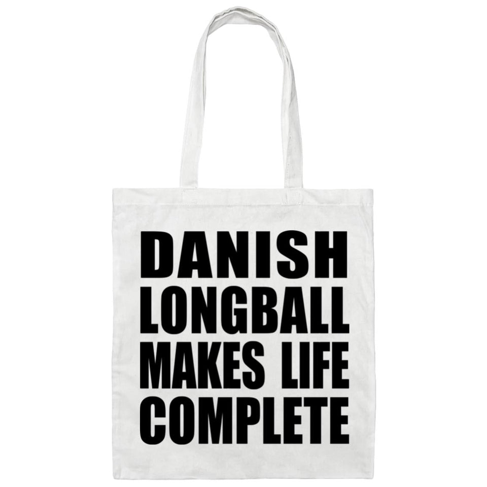 Danish Longball Makes Life Complete - Tote Bag White