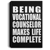 Being Vocational Counselor Makes Life Complete - Canvas Portrait