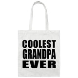 Coolest Grandpa Ever - Tote Bag White