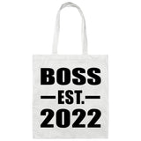 Boss Established EST. 2022 - Tote Bag White