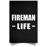 Fireman Life - Poster Portrait