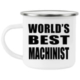 World's Best Machinist - 12oz Camping Mug