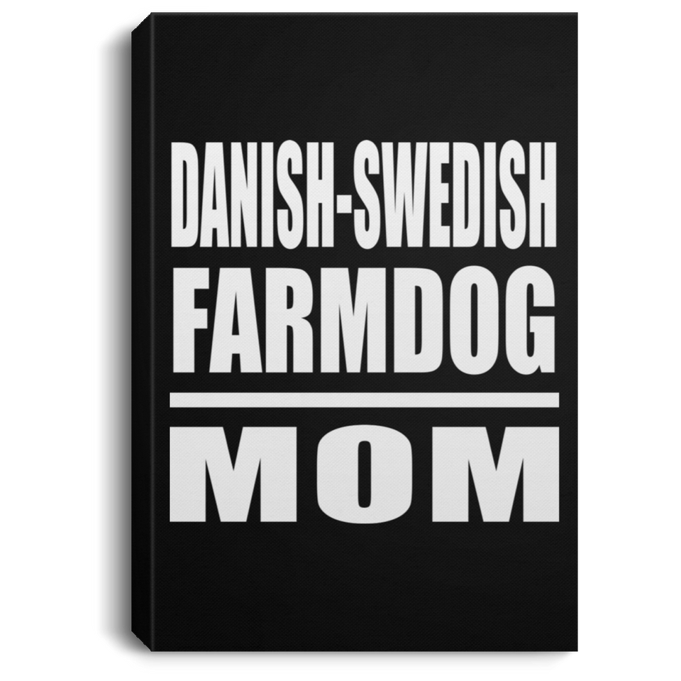 Danish-Swedish Farmdog Mom - Canvas Portrait