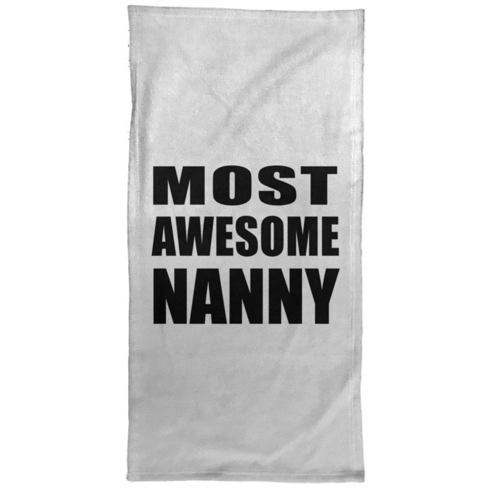 Most Awesome Nanny - Hand Towel