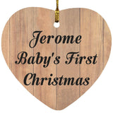 Jerome Baby's First Christmas - Heart Ornament C