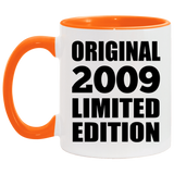 15th Birthday Original 2009 Limited Edition - 11oz Accent Mug Orange