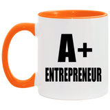A+ Entrepreneur - 11oz Accent Mug Orange