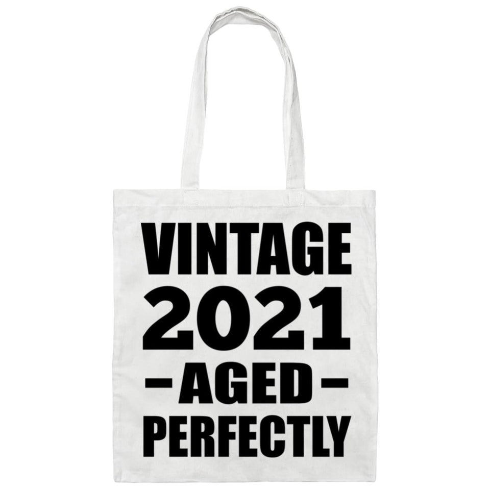 3rd Birthday Vintage 2021 Aged Perfectly - Tote Bag White