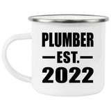 Plumber Established EST. 2022 - 12oz Camping Mug