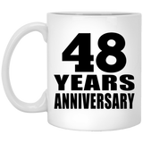 48th Anniversary 48 Years - 11 Oz Coffee Mug